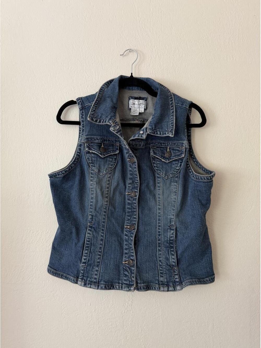 LL vintage denim vest